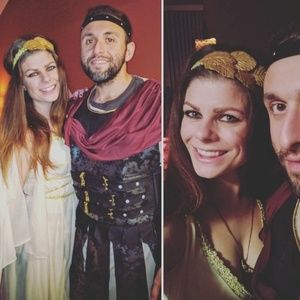 Halloween costume. Greek goddess dress.